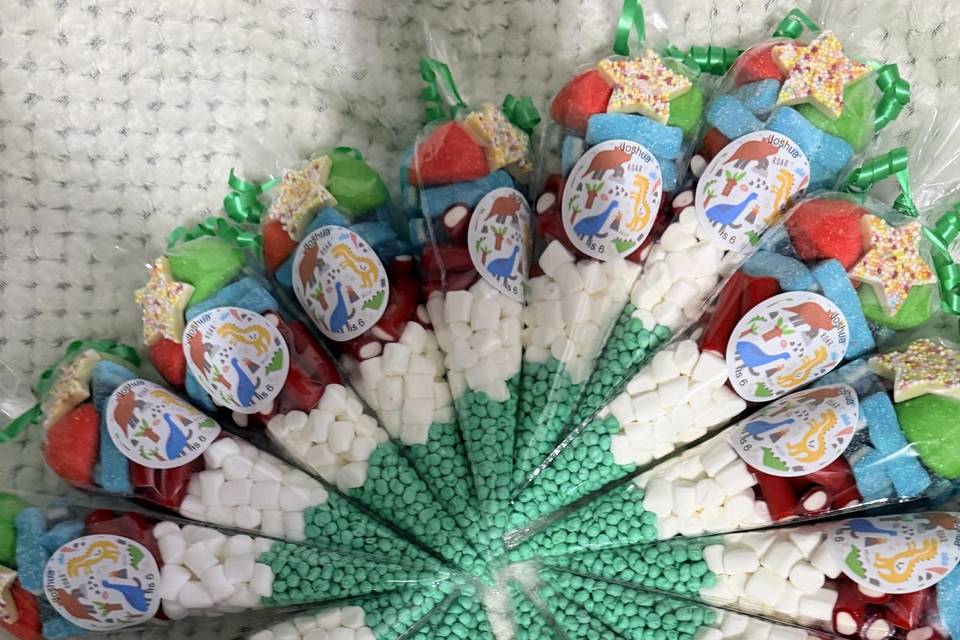 Sweet cones perfect as favours