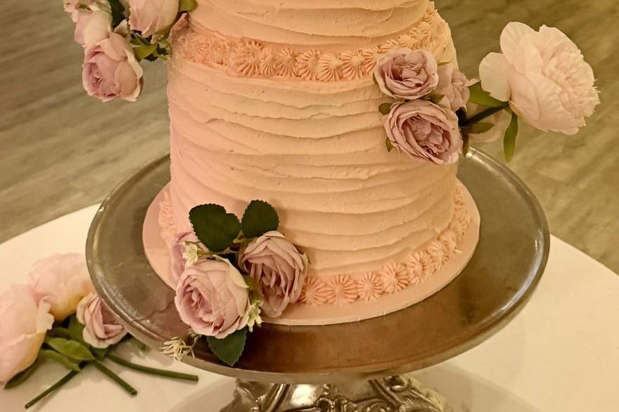Lemon & Chocolate wedding cake