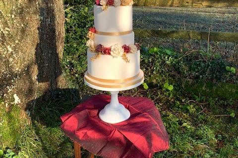 Ganache & Edible Flowers