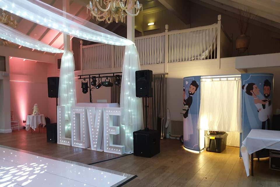 Set up at Marwell hotel