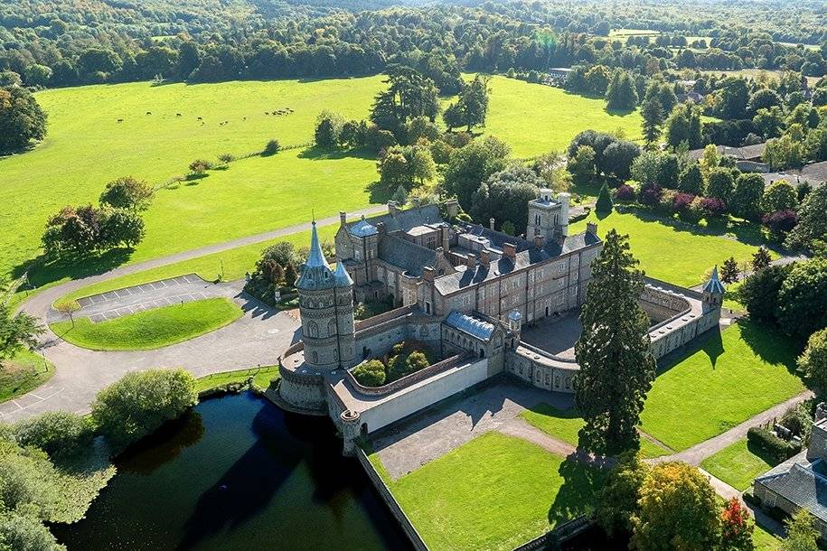 Aerial view of De Vere Horsley Estate