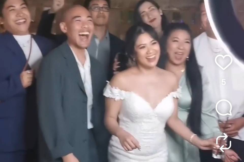 Wedding celebration