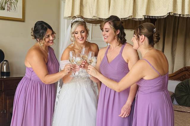 Rachel and her Bridesmaids