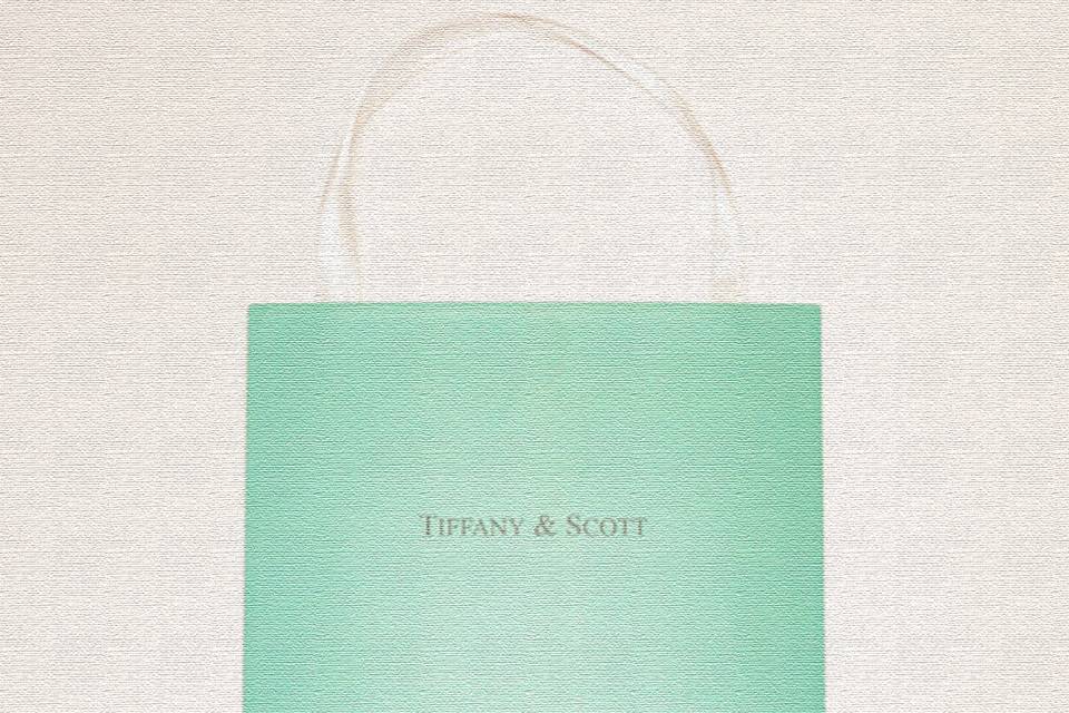 Tiffany inspired invitation
