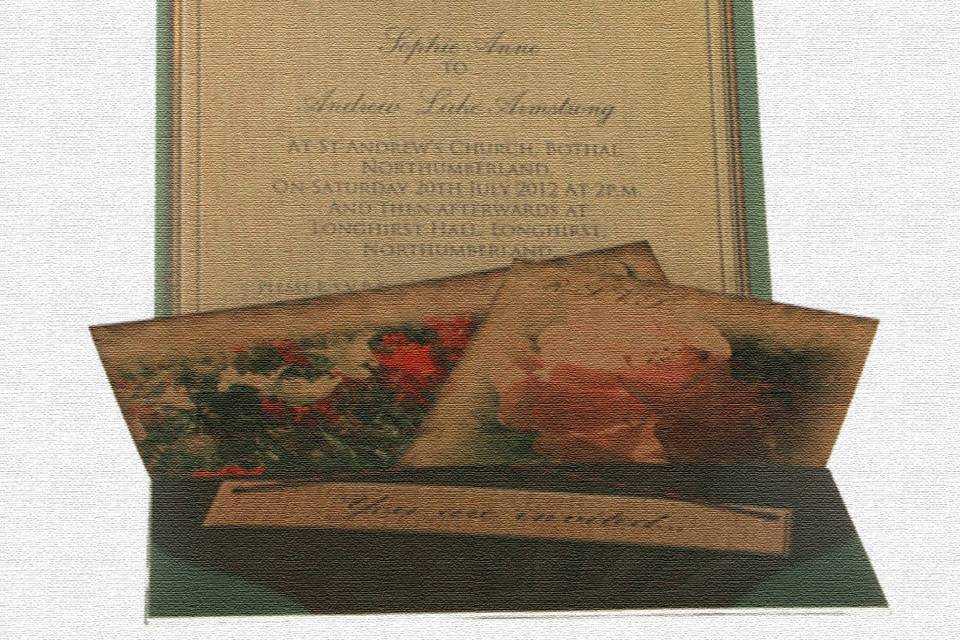 Country garden invitation