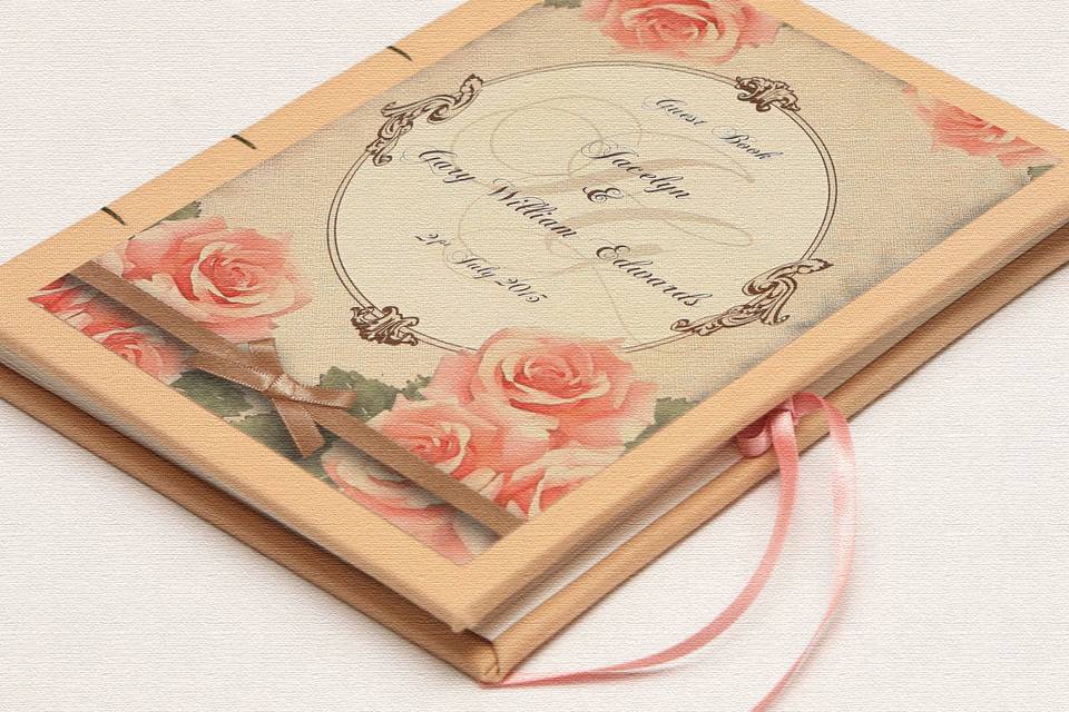 Custom guest book