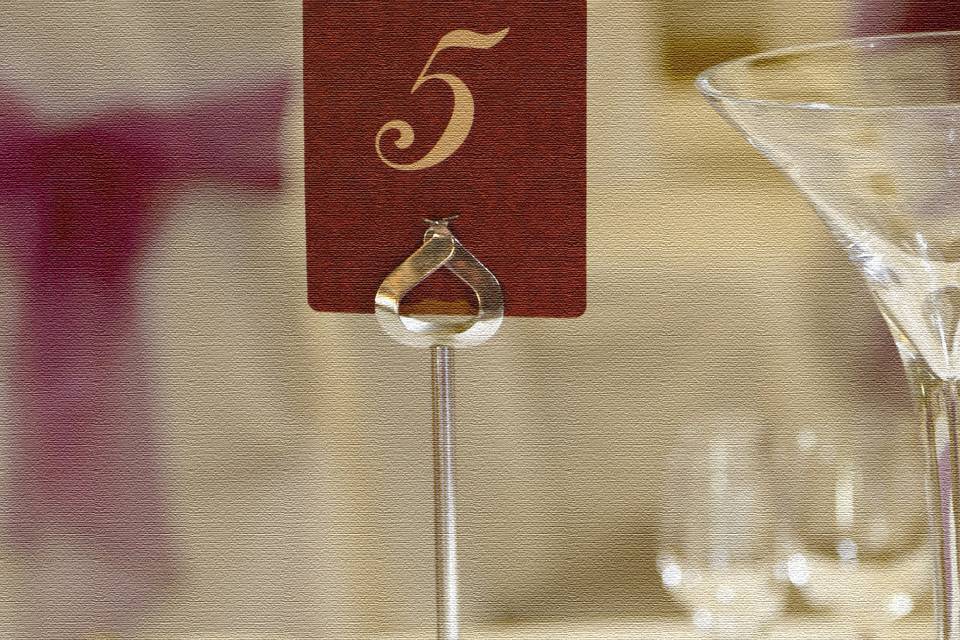 Very downton table number