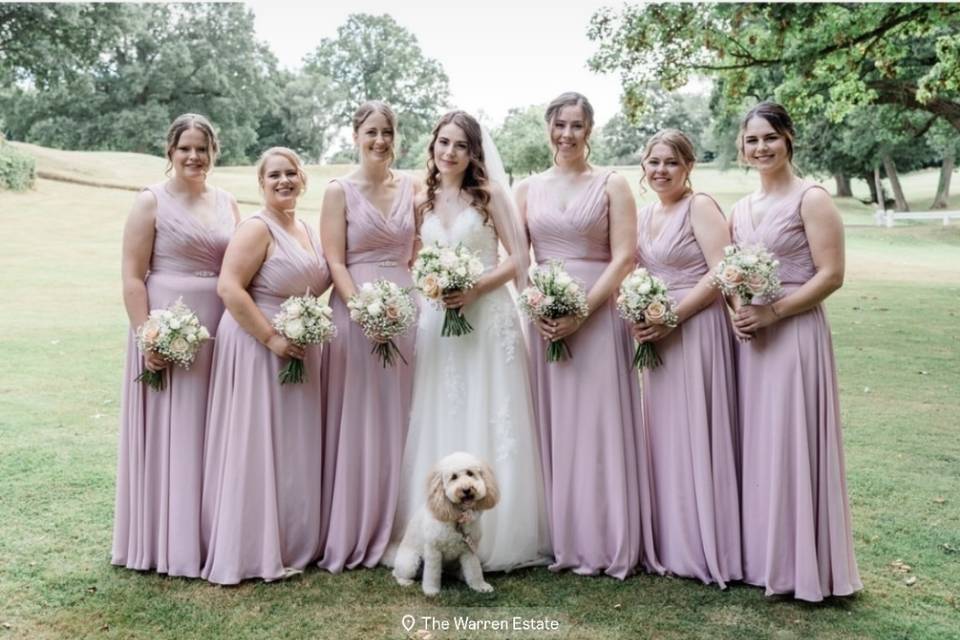 Emma & her Bridal party