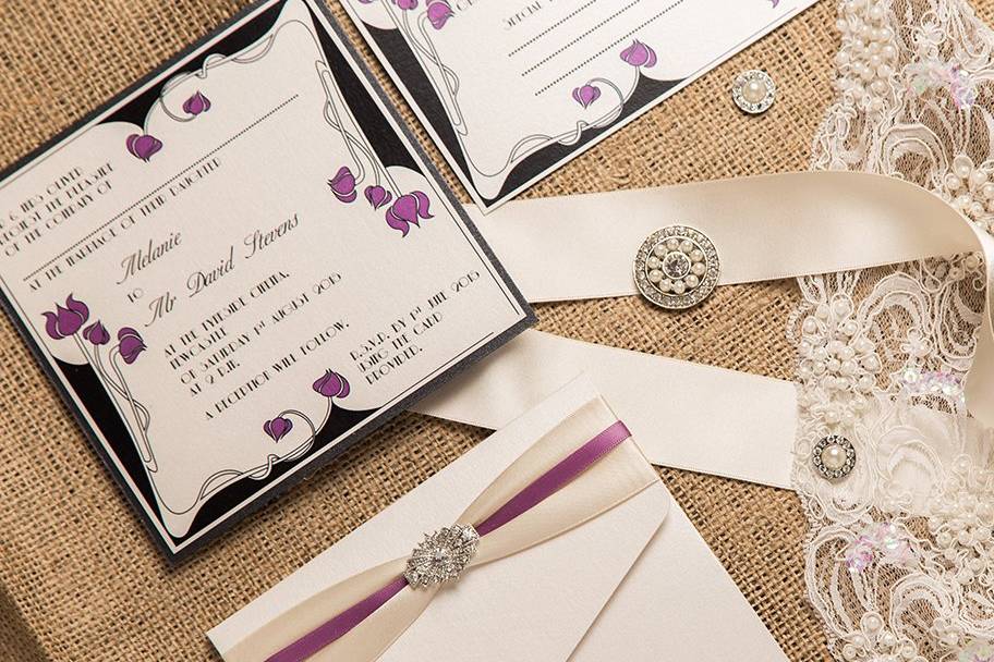 Patterned invitation