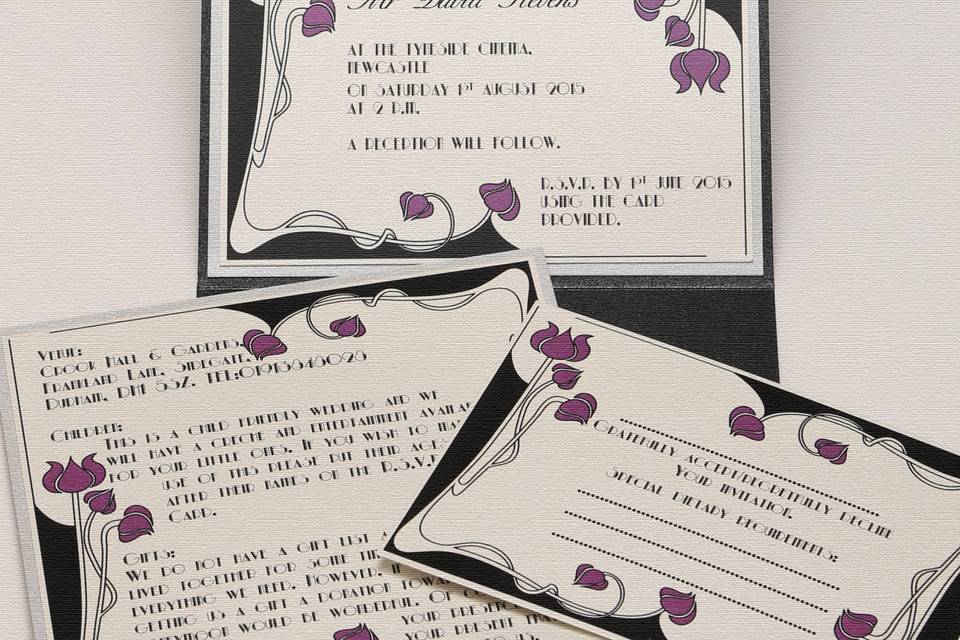 Mackintosh invitation