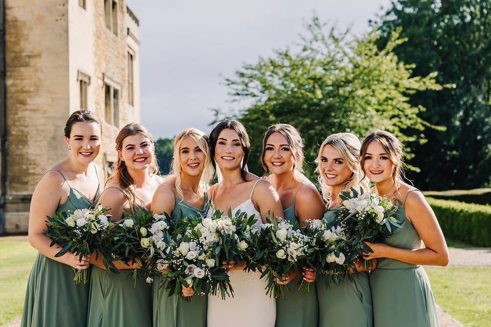 Bridal and Moss Bridesmaids