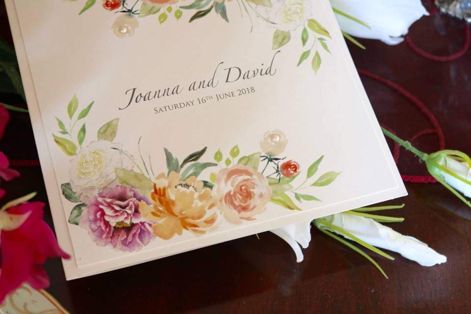 Just Yours Wedding Stationery