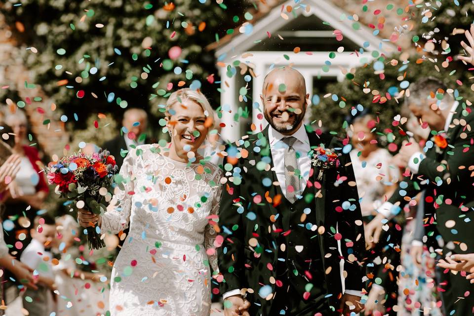 Confetti at Howard Court