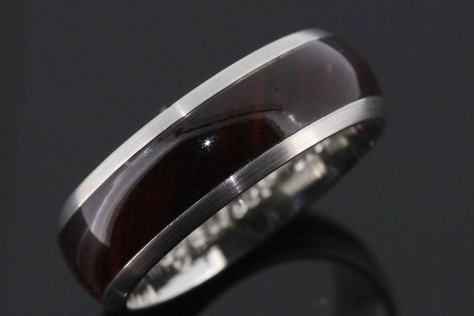 Ironwood Wedding ring