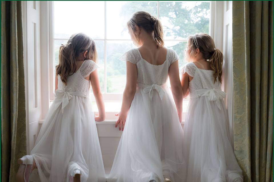 Three bridesmaids.