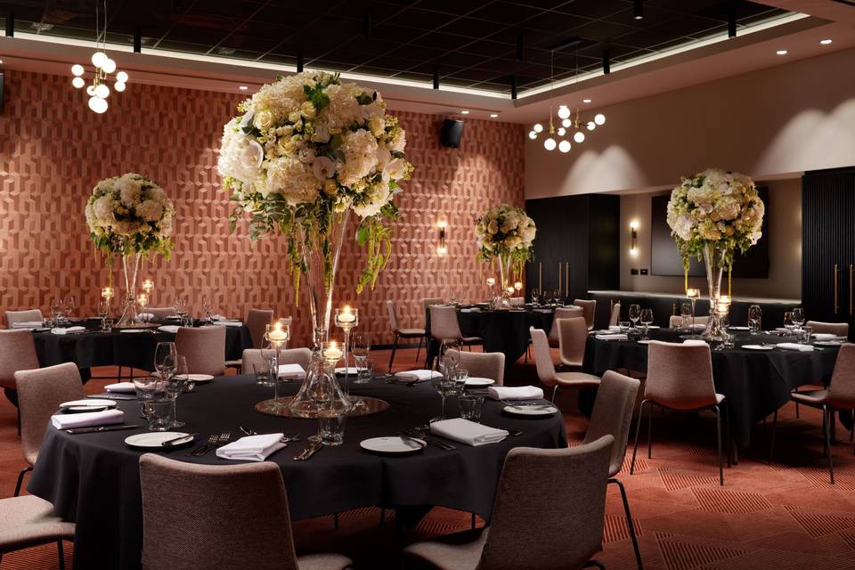 Lavish private dining room