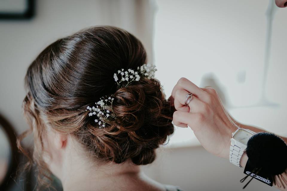 Bridal hair