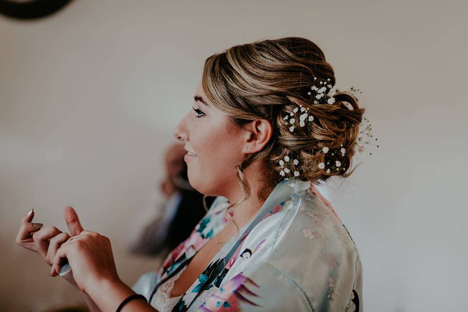 Bridal hair