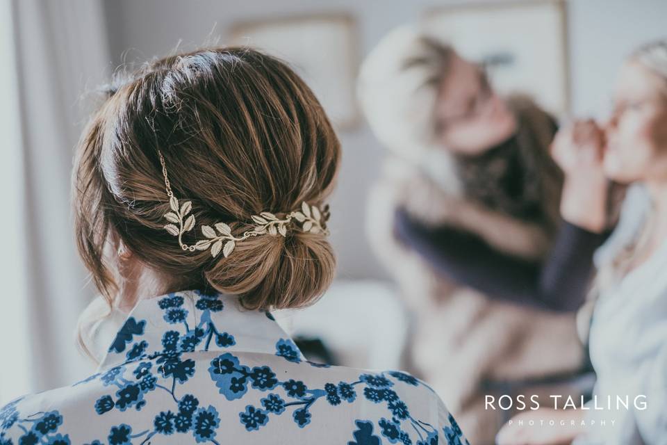 Bridal hair