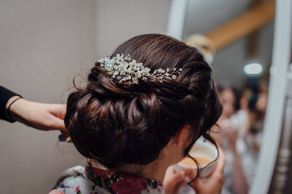 Bridal hair