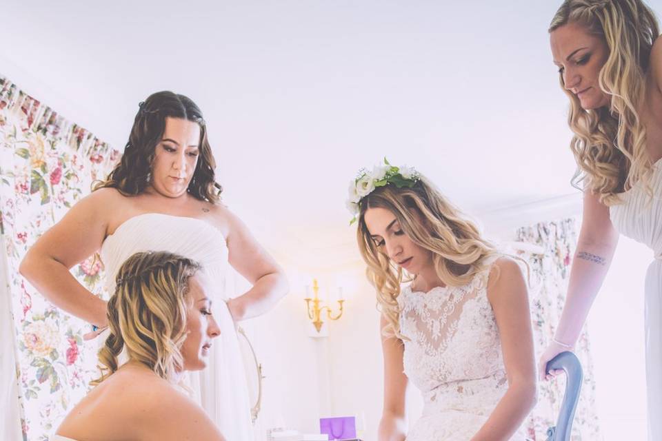 Bridal hair