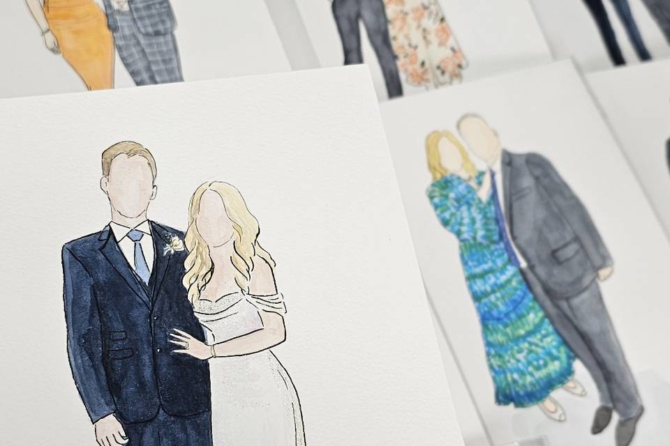 Wedding illustrations