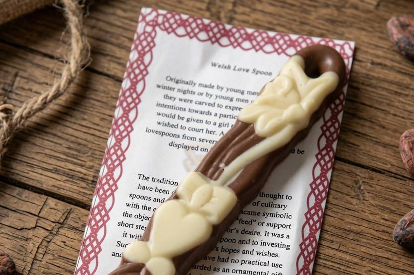 Welsh chocolate love spoon