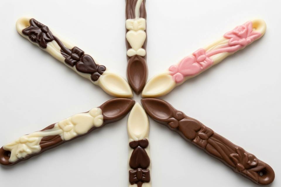 Welsh chocolate love spoons