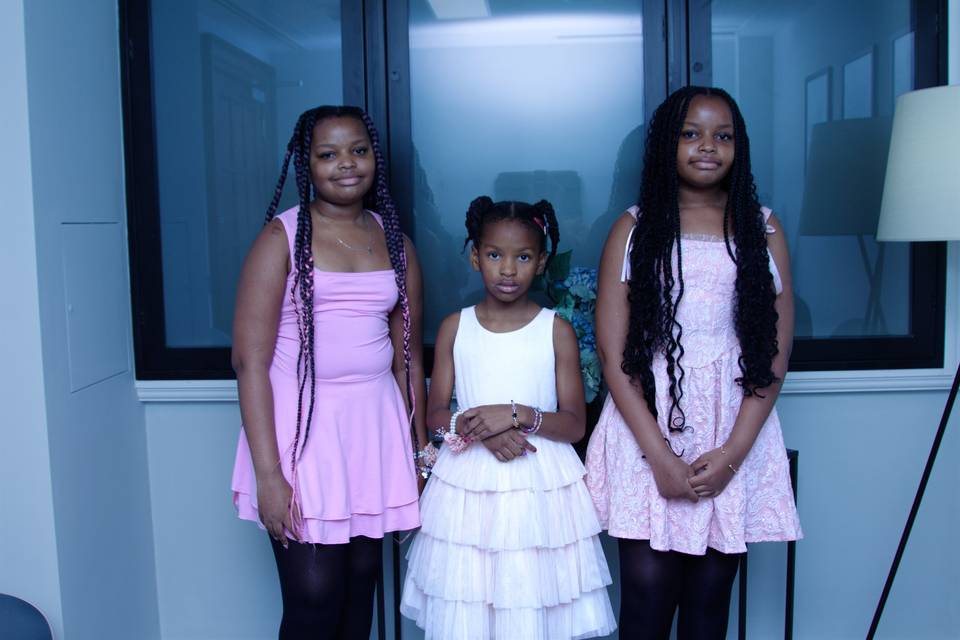 Bride maids and Flower girl