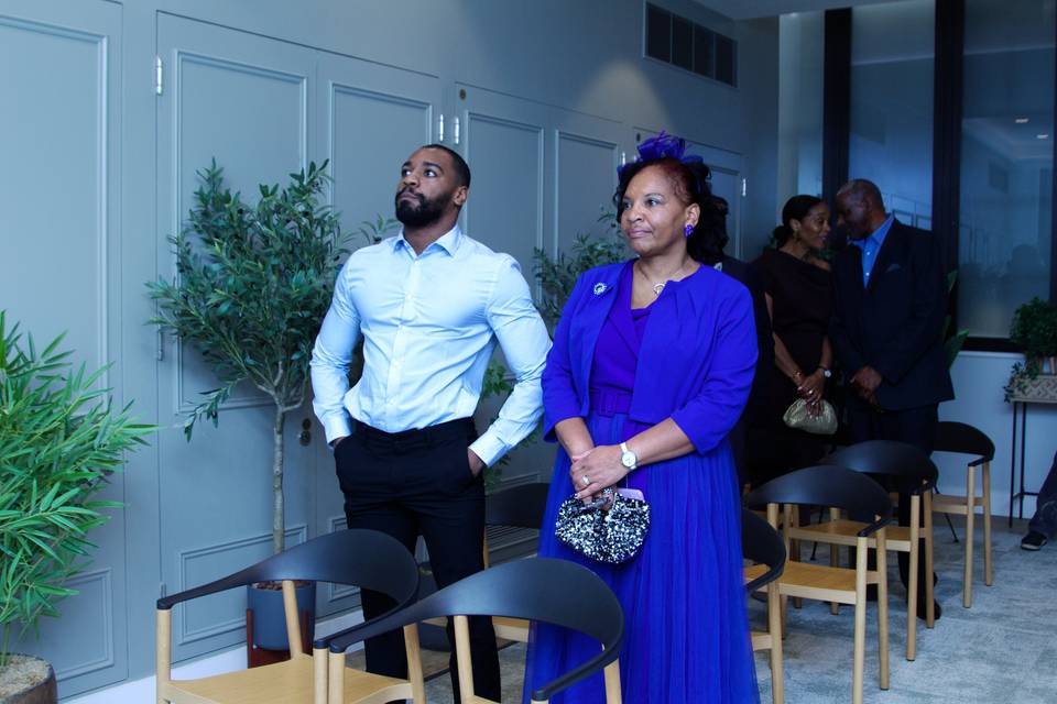 Bride and Groom family