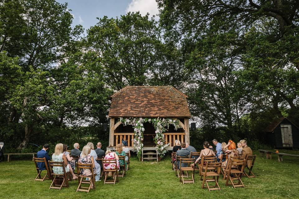 Outdoor ceremony