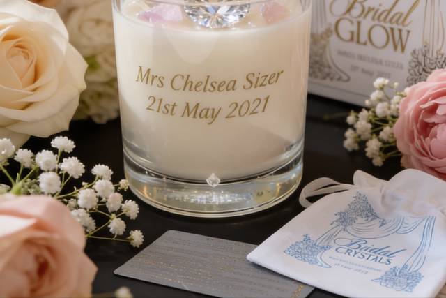 Personalised Etched Candle