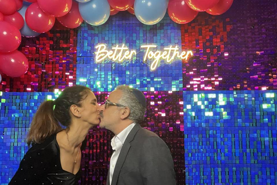 Bespoke sequin wall
