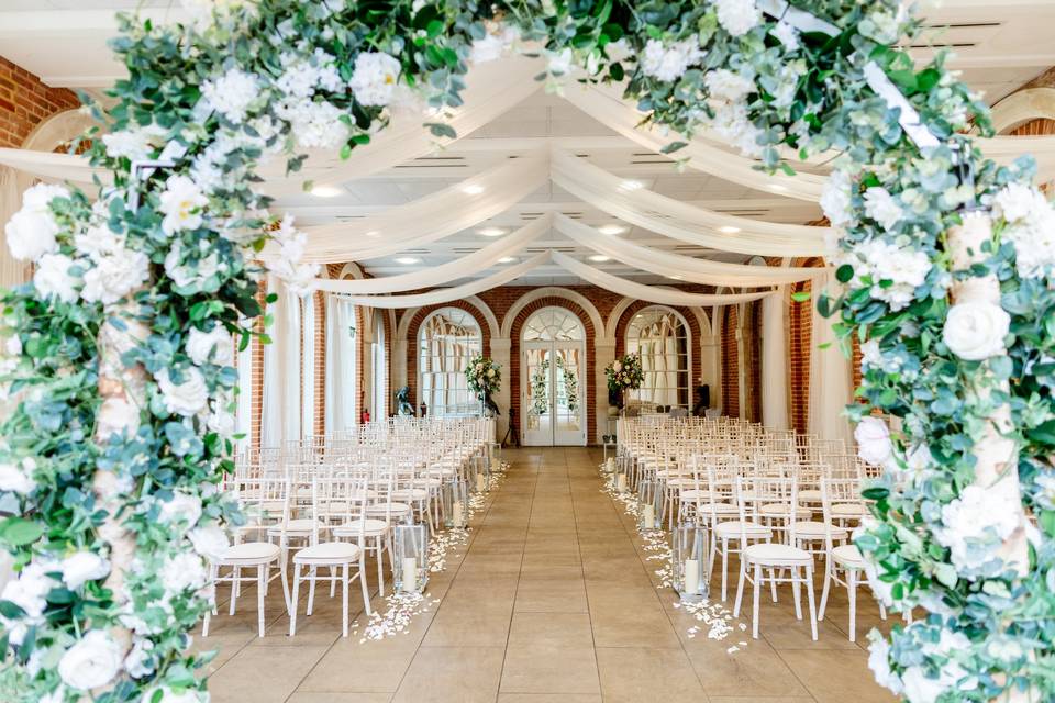 Orangery for a Ceremony