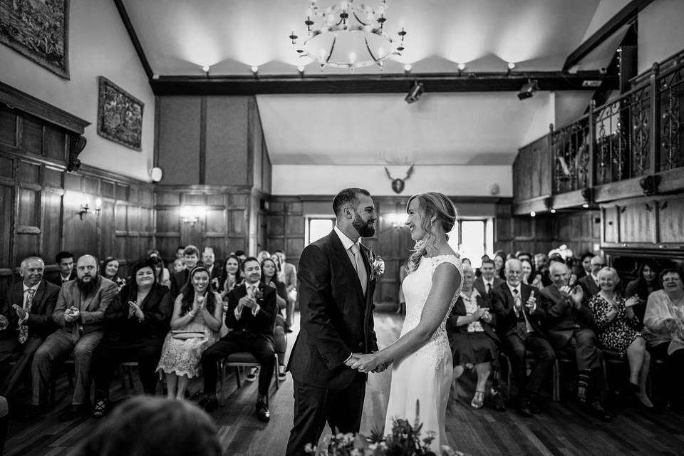 Indoor Civil Ceremony in the Panelled Hall