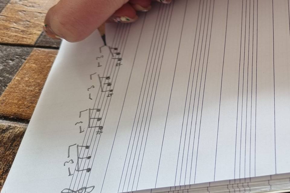 Handwritten music