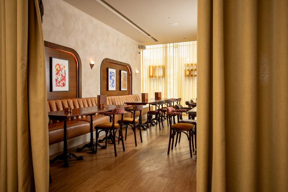 Semi-Private Restaurant area