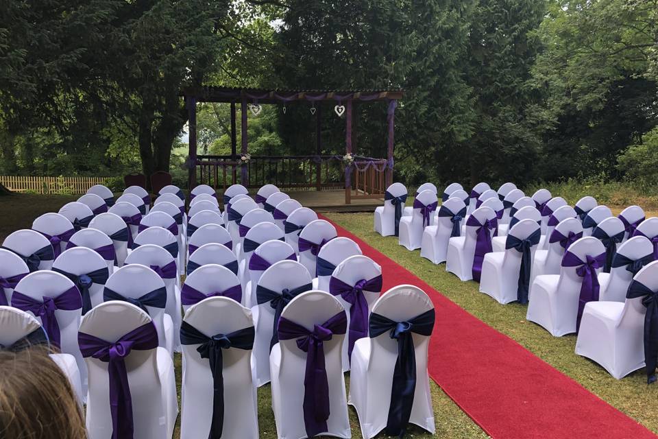 Outdoor ceremony