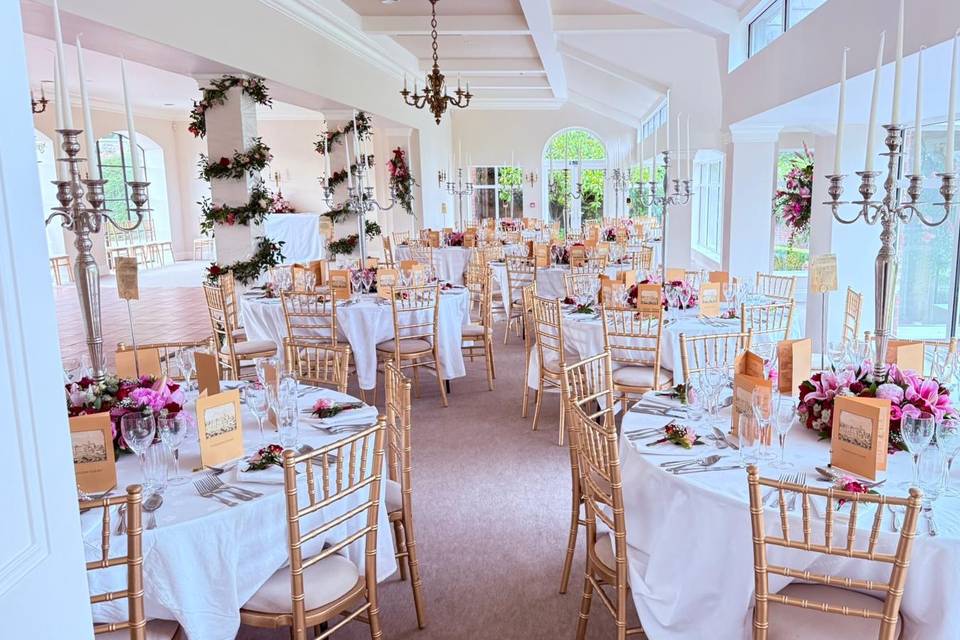 Ballroom, fully set up