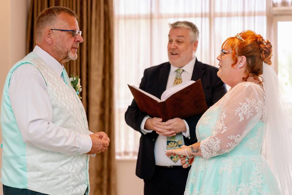 Do you take this woman...