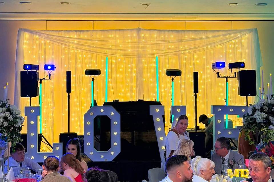 Wedding setup