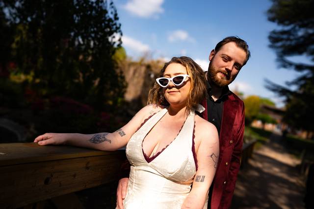 Registry wedding - harsh light