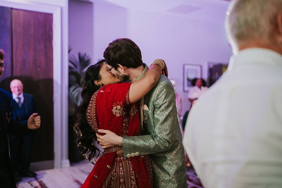 First dance kiss