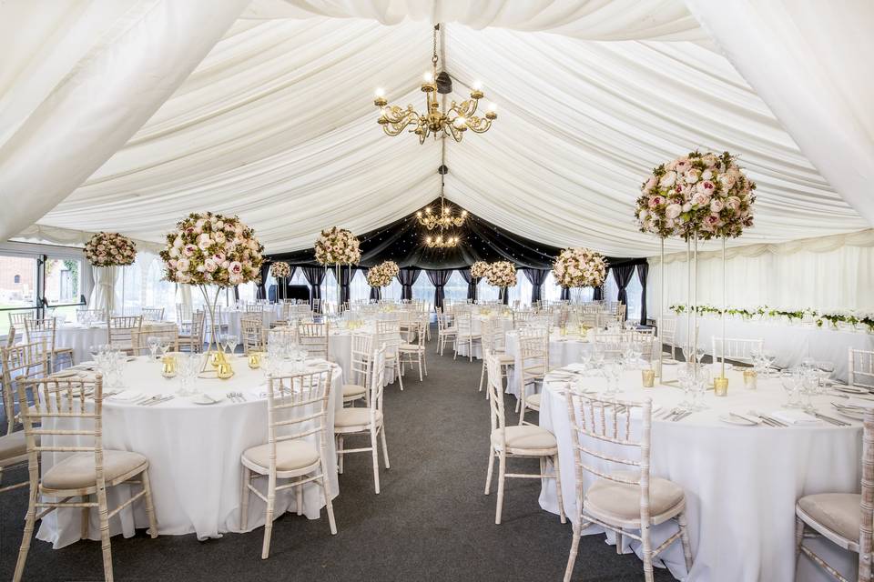 The stunning marquee