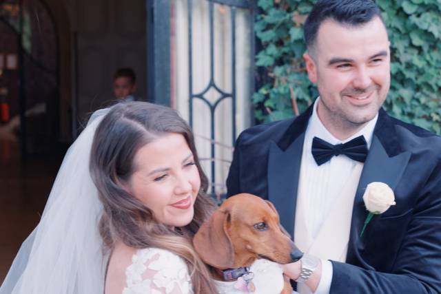 Couple and their dog