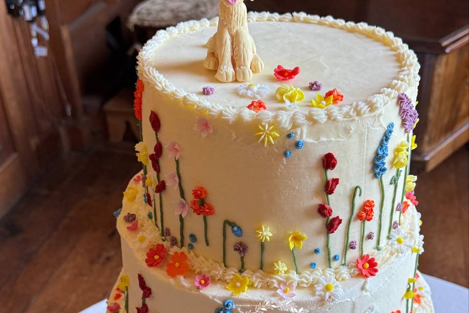 Summer meadow- buttercream cak
