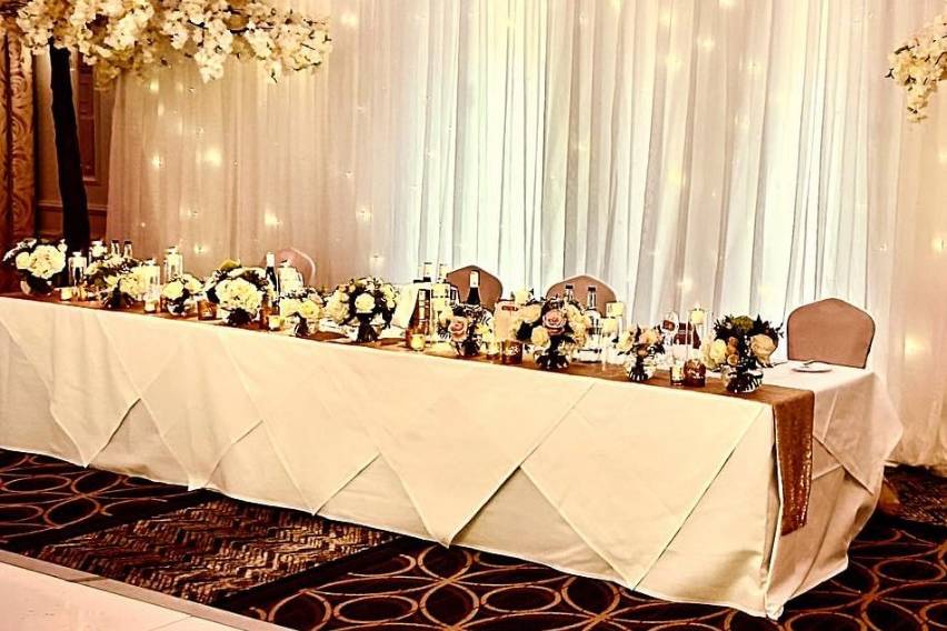 Top table styling