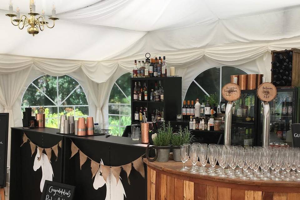 Evening Wedding Bar