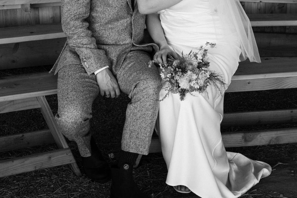 S&A wedding at Lapwing Farm