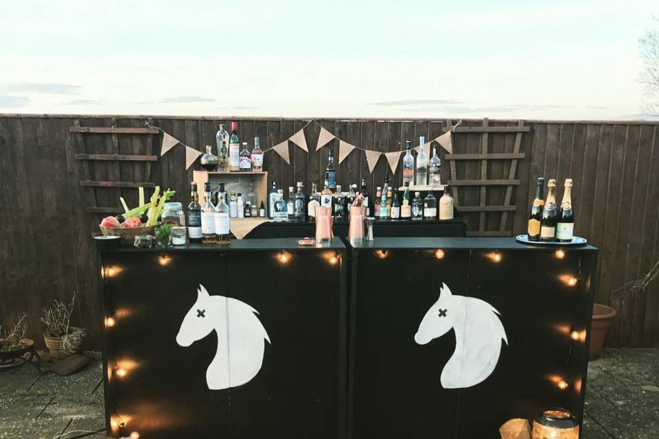 One of our wee pop up bars